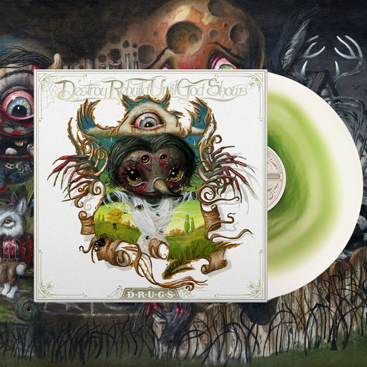 メタルコア　Destroy Rebuild Until God Shows 廃盤 MilkyClear_OliveGreenLP1_89b4b