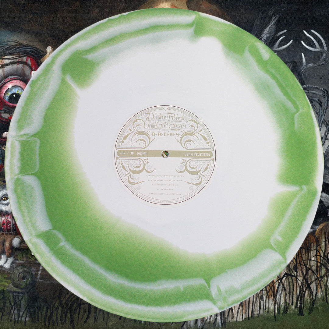 Destroy Rebuild Until God Shows - White + Green (A Side B Side